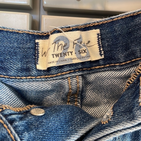 Free People Blue Jean Cut Offs - Picture 2 of 4